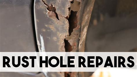 patching rust holes sheet metal